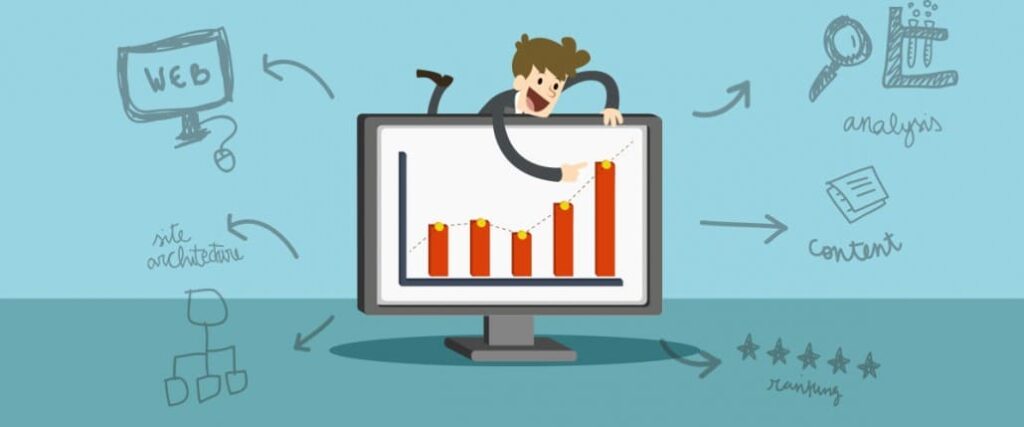 imagen visual sobre aumento trafico web