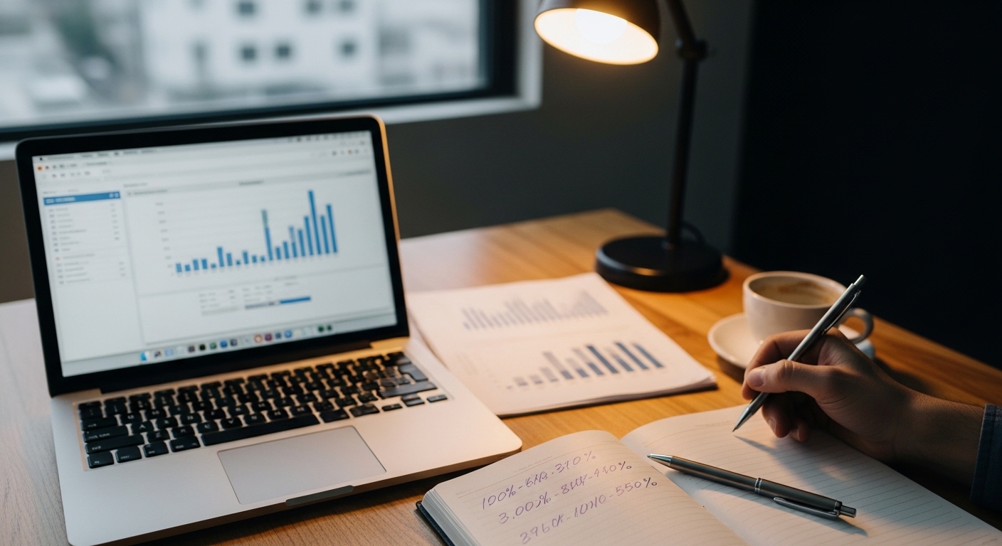 Dashboard con benchmark de tasa de conversión promedio en Chile