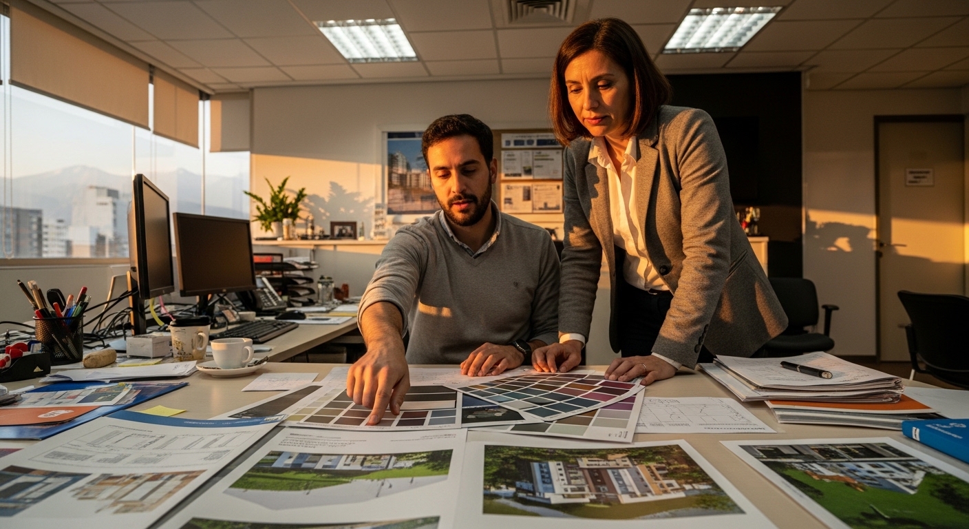 Elección de colores para vender más en el sector inmobiliario chileno
