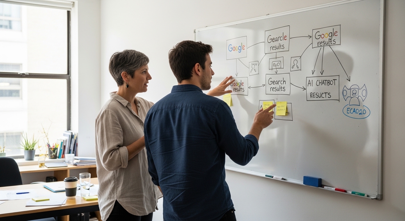 Estrategia de SEO y GEO para posicionamiento en buscadores con IA en Chile