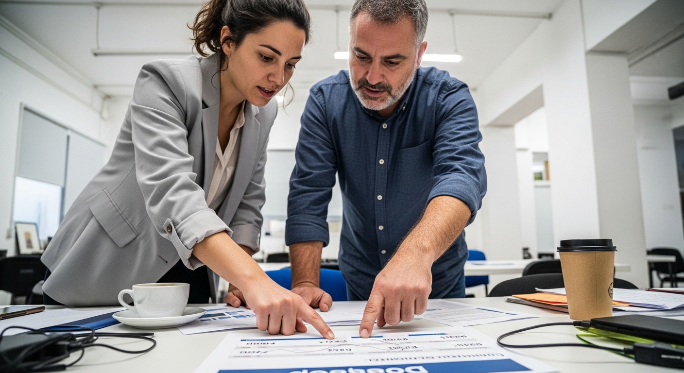 Equipo revisando métricas de fidelización de clientes como NPS y tasa de retención