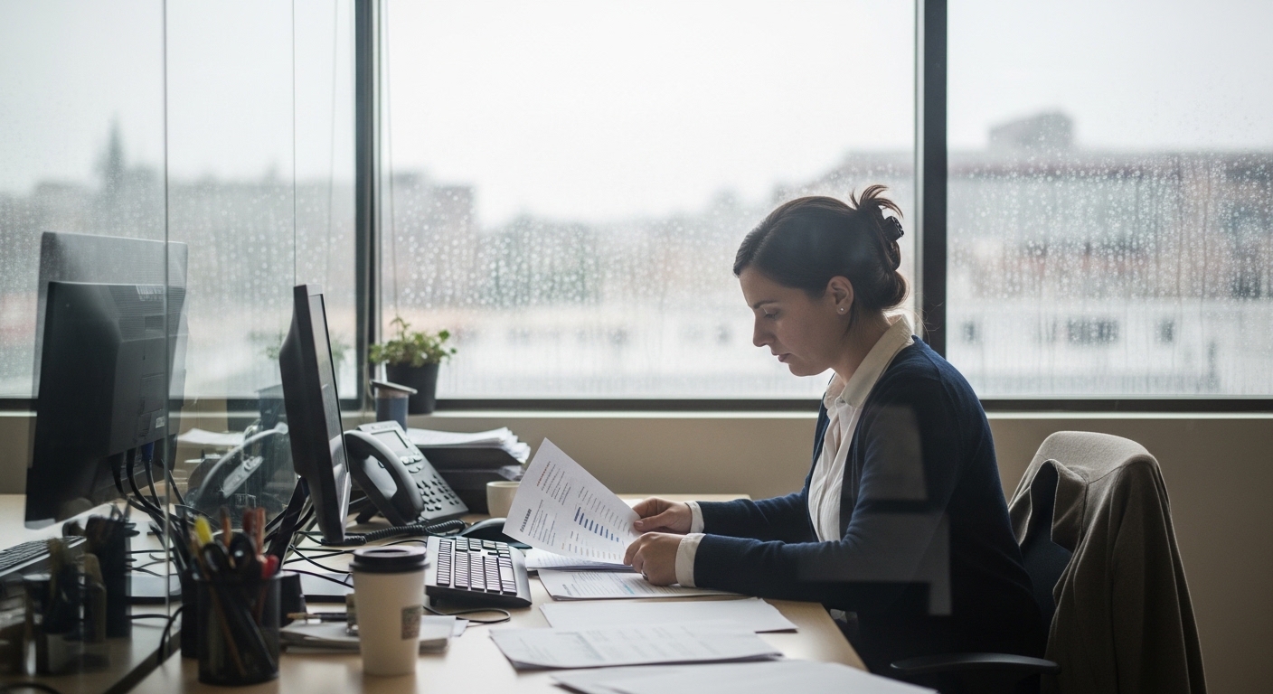 Ejecutivo revisando métricas de ROI al hacer publicidad digital